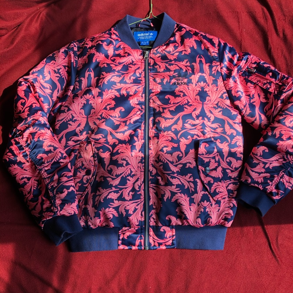 Adidas Baroque Satin Bomber jacket